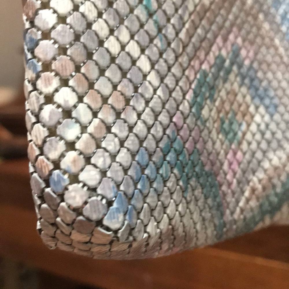 RARE!! Vintage Whiting & Davis Pastel Purse - Picture 6 of 8